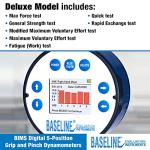 Baseline BIMS Digital 5-Position Grip and Pinch Dynamometer Set for Strength Testing and Evaluation Professional Hand Therapy, Physical Therapy, Athletic Training, Rehabilitation, Blue from Fabrication Enterprises