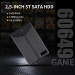 5T Retro Game Console HDD with 63089 Video Games+50 AAA PC Games, Emulator Console Compatible with PS4/PS5/XBOX, 3 Game System for Win 8.1/10/11 Plug and Play, Up to 6GB/s, 2 Beitong Wired Controllers by JFamiglia