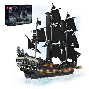Addshiny Black Pearl Caribbean Pirate Ship Model Building Blocks Kit, Large MOC Boat Model Set Construction Assembly Toy for Kids and Teens (2868 PCS) by GUANGDONG YUXING TECHNOLOGY INDUSTRY CO.LTD