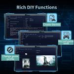 5T Retro Game Console HDD with 63089 Video Games+50 AAA PC Games, Emulator Console Compatible with PS4/PS5/XBOX, 3 Game System for Win 8.1/10/11 Plug and Play, Up to 6GB/s, 2 Beitong Wired Controllers by JFamiglia