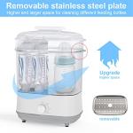 Baby Bottle Cleaner Eletric Steamer - Bottle Ste-rilizer and Dryer - Newborn 0-3 Months Baby Feeding Supplies - Pacifiers, Nipples, Teethers, Toys, Breast Breast Pump Organizer Accessories from Fouhash