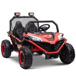 OTTARO 24V 10AH Ride on UTV Cars 2 Seater, Electric Cars Vehicles for Kids Teens,Metal Frame,EVA Wheels, 2x200W Powerful Motors, 20â Large 2 Seats, Bluetooth, Remote Control, Max Speed 4.7Mphï¼Redï¼ by OTTARO
