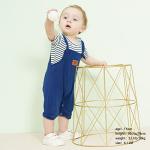 nilikastta Newborn Baby Boy Clothes Outfit Set,0-18 Months Summer Short Sleeve Romper Bodysuit Overall Infant Boys Clothing (Dark Blue,3-6 Months) from nilikastta