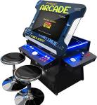 Creative Arcades Full Size Commercial Grade Cocktail Arcade Machine | 2 Player | 4500 Games | 32" LCD Lifting Screen | 3 Sided | 4 Sanwa Joysticks |Trackball | 2 Stools Included | 3 Year Warranty from Creative Outdoor Distributor