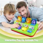 Duchong Interactive Pop Up Animals Toy for Toddlers, STEM Early Developmental Cause and Effect Toys for Ages 9-12-18 Months Toddlers & 1 Year Old Kids, Babies, Boys & Girls by Duchong