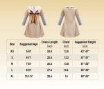 PAPA93 Girls Costume Dress Big Kids Halloween Horror Cosplay Outfits Fancy Party Dress Up Novetly Dresses Vintage Children's Gift from 