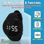 Kidnovations Premium Button Potty Training Watch - Toilet Training Timer - Rechargeable Water-Resistant Digital Watch Potty Time Reminder Vibrates & Plays Music Fashionable & Functional Gift for Kids by Kidnovations