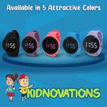 Kidnovations Premium Button Potty Training Watch - Toilet Training Timer - Rechargeable Water-Resistant Digital Watch Potty Time Reminder Vibrates & Plays Music Fashionable & Functional Gift for Kids by Kidnovations