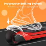 TONBUX Kids Scooter for Age 3-12, Toddler Scooter with 4 Adjustable Heights, Light Up 3-Wheels Scooter, Shock Absorption Design, Lean to Steer, Balance Training Scooter for Kids Red by TONBUX