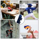 LUTER 2pcs Trigger Finger Splints, Finger Brace Protectors Finger Support Straightener for Injured Broken Strained Finger Protection for Middle, Index, Pinky Fingers (Dark Blue) by LUTER