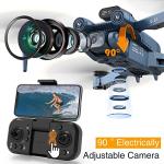 X-IMVNLEI Drones with Camera for Adults, Beginners, FPV 1080P HD Video, 3D Flip, RC Drone Quadcopter with Altitude Hold with Optical Flow Positioning, Speed Adjustment, 2 Batteries, X-IDRONE17 by X-IMVNLEI