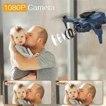 X-IMVNLEI Drones with Camera for Adults, Beginners, FPV 1080P HD Video, 3D Flip, RC Drone Quadcopter with Altitude Hold with Optical Flow Positioning, Speed Adjustment, 2 Batteries, X-IDRONE17 by X-IMVNLEI