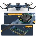 X-IMVNLEI Drones with Camera for Adults, Beginners, FPV 1080P HD Video, 3D Flip, RC Drone Quadcopter with Altitude Hold with Optical Flow Positioning, Speed Adjustment, 2 Batteries, X-IDRONE17 by X-IMVNLEI