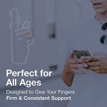 ARMOR Finger Extension Splint, Knuckle Brace for Injury, Arthritis, Tendinitis, PIP Joint Tightness, and BoutonniÃ©re Deformities with Adjustable Bilateral Wires, All Ages, Large by Armor