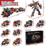 Steam Train Building Block Kits for Boys Girls Aged 6-12.Kids can Build a Steam Train or 8 Locomotive Models or a Robot.Top STEM Toys.8in2 Construction Toys.Idea Gifts for Kids(766P by fengniaogou