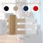 Upgraded Finger Splints (4Pcs), Trigger Finger Splint Finger Brace with 3 Fixing Strap for Mallet Finger, Broken Finger Protector, Knuckle Immobilization, Straightening Support, Arthritis Pain Relief from YHOUMEW