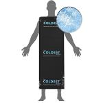 Coldest Extra Large Ice Pack for Back and Full Body - Cold Compress for Pain Relief, Ice Blanket for Sleeping or Ice Pad Physical Therapy - Folds Compact (53" x 13" - Full Body) from The Coldest Water