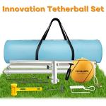 Trymaker Tetherball Set with Base,Tetherball Equipment with Pole for Backyard and Outdoor,Tether Ball Set with Base Heavy Duty for Kids and Adult. by Trymaker