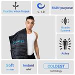 Coldest Extra Large Ice Pack for Back and Full Body - Cold Compress for Pain Relief, Ice Blanket for Sleeping or Ice Pad Physical Therapy - Folds Compact (53" x 13" - Full Body) from The Coldest Water