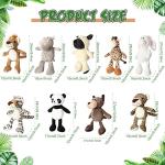 18 Pieces Safari Stuffed Animals 9.9 Inch Cute Plush Jungle Animal Toys Set Includes Tiger Lion Elephant Monkey Zebra Raccoon Rhino Giraffe Stuffed Animals Bulk for Zoo Animal Theme Party by Zhanmai