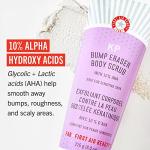 First Aid Beauty KP Bump Eraser Body Scrub Exfoliant for Keratosis Pilaris with 10% AHA â 8 oz by First Aid Beauty
