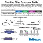 Tuffcare Stand Up Electric Patient Lift - Sit to Stand, Standing Lift, Rhino Lift with Manual Low Base - with Standing Sling (Medium) and Buttock Strap, 380 lb. Weight Capacity by Tuffcare