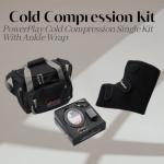 PowerPlay Ankle Wrap Cold Therapy Machine â Cold and Compression Cryotherapy Machine for Ankle Support and Relief â Portable Cold Therapy System for Athletes and After Surgery Recovery by 