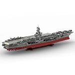 SUPERFLEX 4866PCS Aircraft Model Building Blocks, 1/350 UCS USS Enterprise CVN-65 Nuclear-Powered Aircraft Carrier Model Assembly Kit, Military Aircraft Model Toy, Compatible with Lego by SUPERFLEX