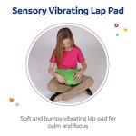Fun and Function Sensory Vibrating Lap Pad - 4.5 lb Weighted Vibrating Pillow - Sensory Pillow for Calming Weight & Soothing Vibration - Weighted Lap Pad for Kids & Adults with Sensory Needs by Fun and Function