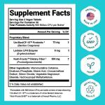 ðªðð¡ð¡ðð¥ Probiotics for Women and Men - With Prebiotic Fiber and Natural Lactase Enzyme for Digestive Health - 62% More Stable Probiotic for Gut Health Support - USA Made Vegan Formula Blend by Nutrition Essentials