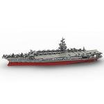 SUPERFLEX 4866PCS Aircraft Model Building Blocks, 1/350 UCS USS Enterprise CVN-65 Nuclear-Powered Aircraft Carrier Model Assembly Kit, Military Aircraft Model Toy, Compatible with Lego by SUPERFLEX