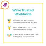 Fun and Function Sensory Vibrating Lap Pad - 4.5 lb Weighted Vibrating Pillow - Sensory Pillow for Calming Weight & Soothing Vibration - Weighted Lap Pad for Kids & Adults with Sensory Needs by Fun and Function