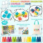 KODATEK 960 Pcs Building Blocks Set, Educational STEM Building Toys for Kids Brain Development & Hands-On Ability Improvement, Construction Toy for Preschool and Kindergarten Boys & Girls Aged 3+ from Shenzhen City Jinghuahuangshi Craft Gift Co., Ltd.