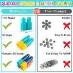 KODATEK 960 Pcs Building Blocks Set, Educational STEM Building Toys for Kids Brain Development & Hands-On Ability Improvement, Construction Toy for Preschool and Kindergarten Boys & Girls Aged 3+ from Shenzhen City Jinghuahuangshi Craft Gift Co., Ltd.