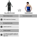 Coldest Extra Large Ice Pack for Back and Full Body - Cold Compress for Pain Relief, Ice Blanket for Sleeping or Ice Pad Physical Therapy - Folds Compact (53" x 13" - Full Body) from The Coldest Water