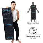 Coldest Extra Large Ice Pack for Back and Full Body - Cold Compress for Pain Relief, Ice Blanket for Sleeping or Ice Pad Physical Therapy - Folds Compact (53" x 13" - Full Body) from The Coldest Water