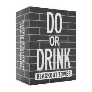 Do or Drink Blackout Tower Drinking Game - Adult Party Game with 54 Blocks and Challenge Recommendations - Fun Drunk Game for Game Night - Great Gift for Pregames, Bachelorettes, Couples, and More by 