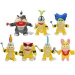 Nuciferi Cartoon Koopa Collection Plush Toys, 7 Pcs/Set Koopalings Stuffed Dolls Standing Wendy Ludwig Lemmy Morton Larry Iggy & Roy Cute Koopa Figures for Children Xmas Gift 8-9 Inches by Nuciferi