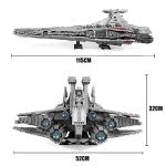 Mould King 21005 Star Plan ï¼New Hope Venator-Class Republic Attack Cruiser Building Blocks Toy Super Star Destroyer Collectible Model Build and Play Awesome Toy Building Kit Adults Gift ï¼11885+Pcsï¼ by Mould King