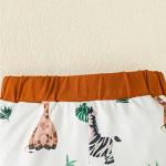 Newborn Boy Clothes Baby Coming Home Outfits Going Home Outfit Animal Hi I'm New Here Bodysuit (White, 0-3 Months) by 