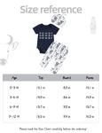 bilison Western Newborn Baby Boy Clothes Summer Infant Cowboy Outfit Cow Print Romper+Pants+Hat 3pcs Set by 