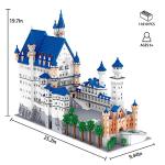 World Famous Big Architecture Swan Stone Castle Micro Blocks Set, Model Building Kit, Creative Building Game for Adults or Kids, Toy Building Set for Any Hobbyists (11810 Pieces) from ELAICREE