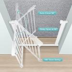 Extra Wide Baby Gate, Super Wide Adjustable Baby Gate, Wide Metal Baby Safety Gate Hardware or Freestanding, 6 Panels for Toddler/Pet/Puppy/Cat/Dog by Shenzhen Yibao Network Technology Co., Ltd