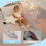 Letmudla Bed Rail for Toddlers,78.7'' Sturdy Toddler Bed Rail,Seamless Bed Rail, Baby Bed Rail Guard with Double Safety Lock,Bed Guard for Twin Double Full Size Queen & King Bed (Pack of 1) by Zhongshan Yingyue Daily Products Co., Ltd.