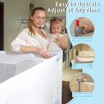 Letmudla Bed Rail for Toddlers,78.7'' Sturdy Toddler Bed Rail,Seamless Bed Rail, Baby Bed Rail Guard with Double Safety Lock,Bed Guard for Twin Double Full Size Queen & King Bed (Pack of 1) by Zhongshan Yingyue Daily Products Co., Ltd.