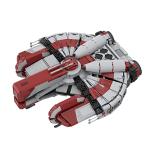 6234 Pieces Space Wars Starship Ebon Hawk Building Blocks; Galaxy Smuggler Ship Model Kit, Republic Ebon Hawk Spaceship Building Sets Construction Toys, Compatible with Lego Space War Series from Sayotoo