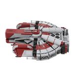 6234 Pieces Space Wars Starship Ebon Hawk Building Blocks; Galaxy Smuggler Ship Model Kit, Republic Ebon Hawk Spaceship Building Sets Construction Toys, Compatible with Lego Space War Series from Sayotoo