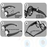 Hallwayee Creative Funny Eyewear Crazy Eyes Glasses Toys SuppliesÂ Puckish Party Glasses Novelty Eyeglasses Fancy Dress Party Props Cosplay Props for Adult and Kids --4PCS (4 Multicolors) from Hallwayee