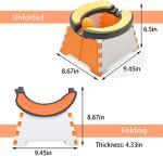 Portable Travel Potty for Toddler - INSOUR Foldable Travel Potty for Toddlers & Kids Potty Training, Indoor & Outdoor Use by INSOUR