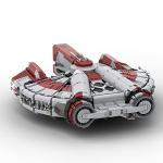 6234 Pieces Space Wars Starship Ebon Hawk Building Blocks; Galaxy Smuggler Ship Model Kit, Republic Ebon Hawk Spaceship Building Sets Construction Toys, Compatible with Lego Space War Series from Sayotoo